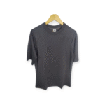 Drop shoulder black tshirt