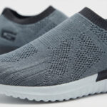 Goldstar Shoes G10-G1113 - Goldstar Outdoor Walking Shoes - Dark Grey Color - Image 3