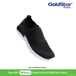 Goldstar G10 G1113 Charcoal Walking Shoes For Men Mesh Slip On Lightweight Comfortable Style
