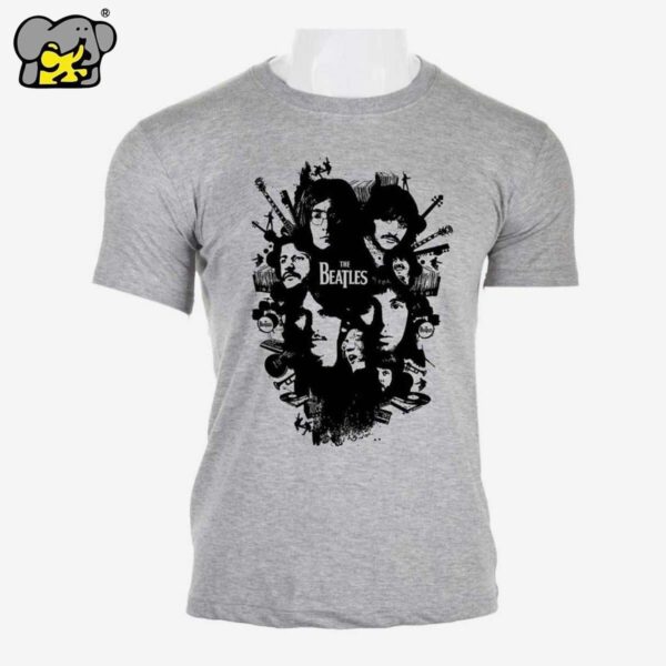 Shangrila Beatles Print T-Shirt For Men
