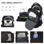 AOKING SCHOOL LAPTOP BACKPACK – BLACK | SN96200 - Image 5