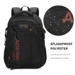 AOKING SCHOOL LAPTOP BACKPACK – BLACK | SN96200 - Image 6