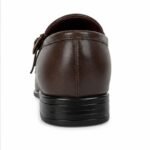 Run Shoes Double Buckle Brown Loafers (2289) - Image 3