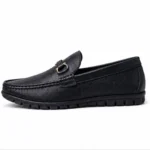 Run shoes Black Buckle Loafers (2306) - Image 2