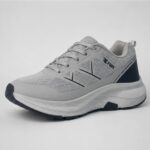 Run Shoes Sports Sneakers Light Grey (7182) - Image 2