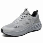 Run Shoes Men’s Grey Sneaker (7181) - Image 2