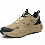Run Shoes Men’s Cream Sneaker (7181) - Image 2