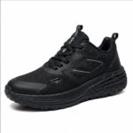 Run Shoes Men’s Black Sneaker (7181) - Image 2