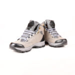 Run Shoes Grey & Black Lace-up Trekking Boots for Men