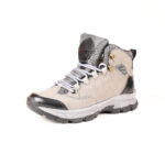 Run Shoes Grey & Black Lace-up Trekking Boots for Men - Image 5