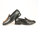 Run Shoes Leather Slip-on Penny Loafers for Men (2258)