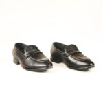 Run Shoes Leather Slip-on Penny Loafers for Men (2258) - Image 5