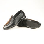 Run Shoes Leather Slip-on Penny Loafers for Men (2258) - Image 7