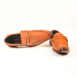 Run Shoes Tan Leather Slip-on Formal Loafers for Men (2241) - Image 4
